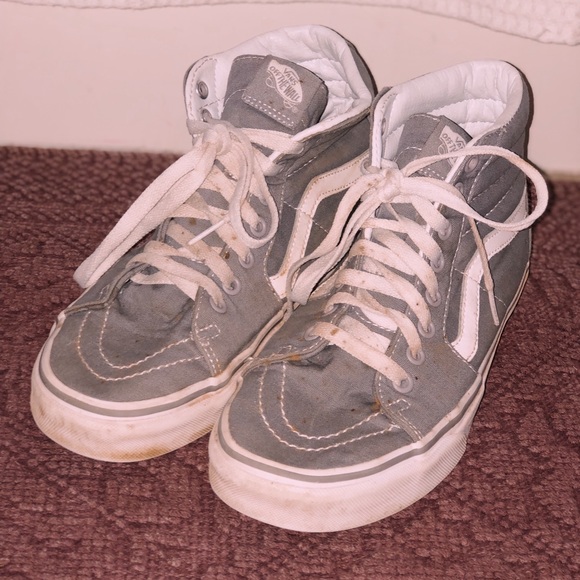 High top Gray Vans - Picture 1 of 1